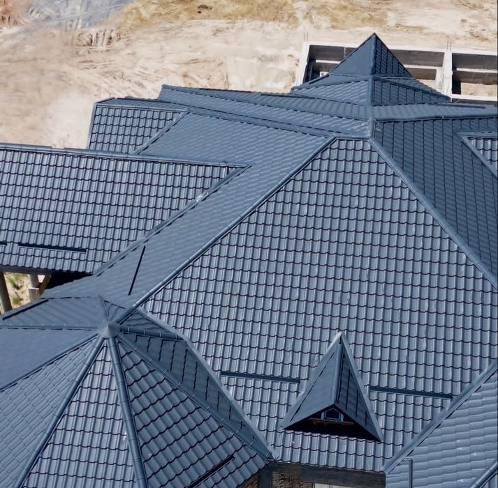 Крыша  жабамыз.Черепица