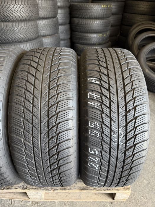 4 anvelope iarna 225/55/17 , Bridgestone , RunFlat , 6.5 mm