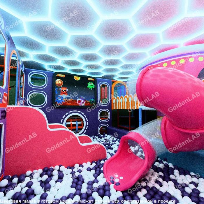 Детский лабиринт, детский игровой парк.