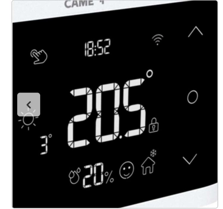 Wifi термостат CAME TH/750 WH WIFI WALL 845AA-0140 Amazon Alexa