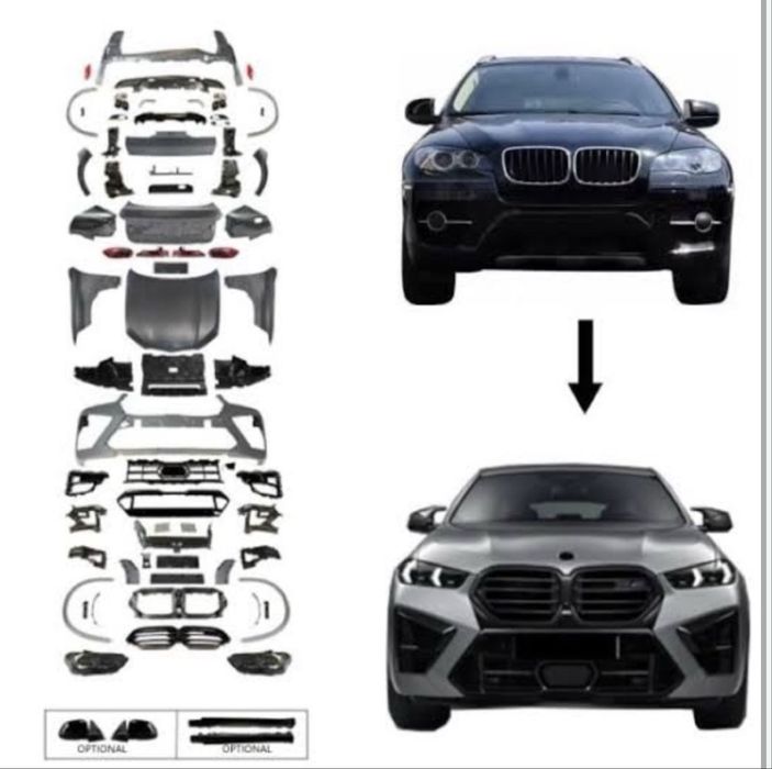 Bmw x6 бмв х6 рестайлинг комплект в наличии bmwx6 restayling ga nabor