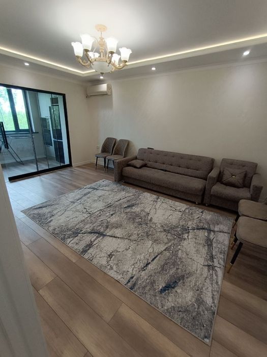 Юнусабад 12 - 3в4/4/9 с мебелью и техникой