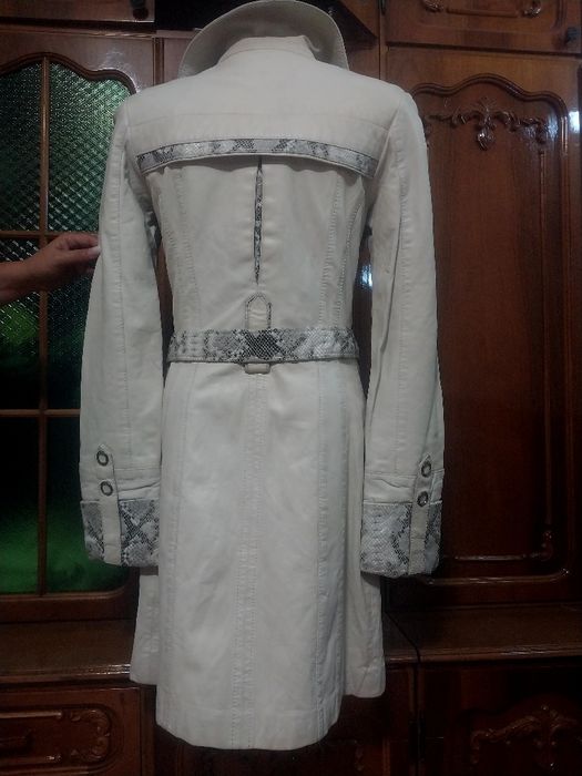 Плащ кожаный,новый