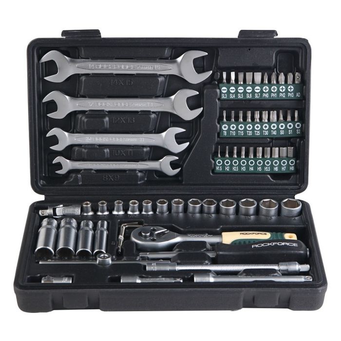 Гедоре 1/4” 62 части ROCKFORCE