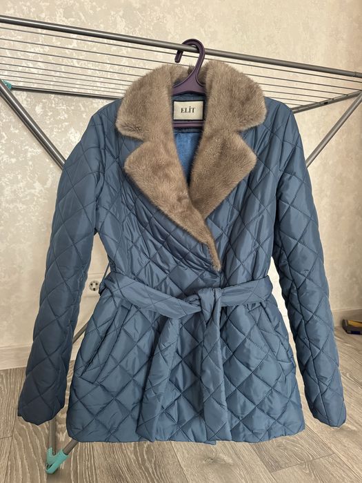 Продам куртку ELIT с норковым воротником.