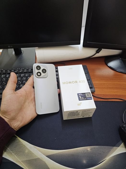 Honor 400lite 5G 8+8/256gb(2025) ideal iwlawi zur aybi yuq tozza telef
