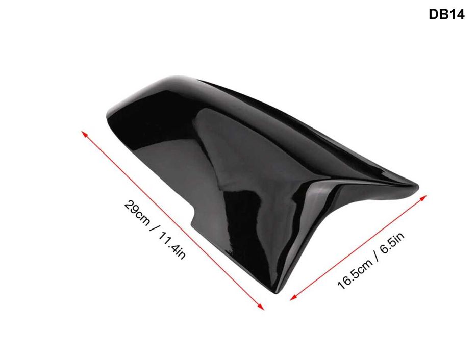 Capace Oglinzi Batman M Style Negru Lucios Ornamente BMW F30 F32 F36