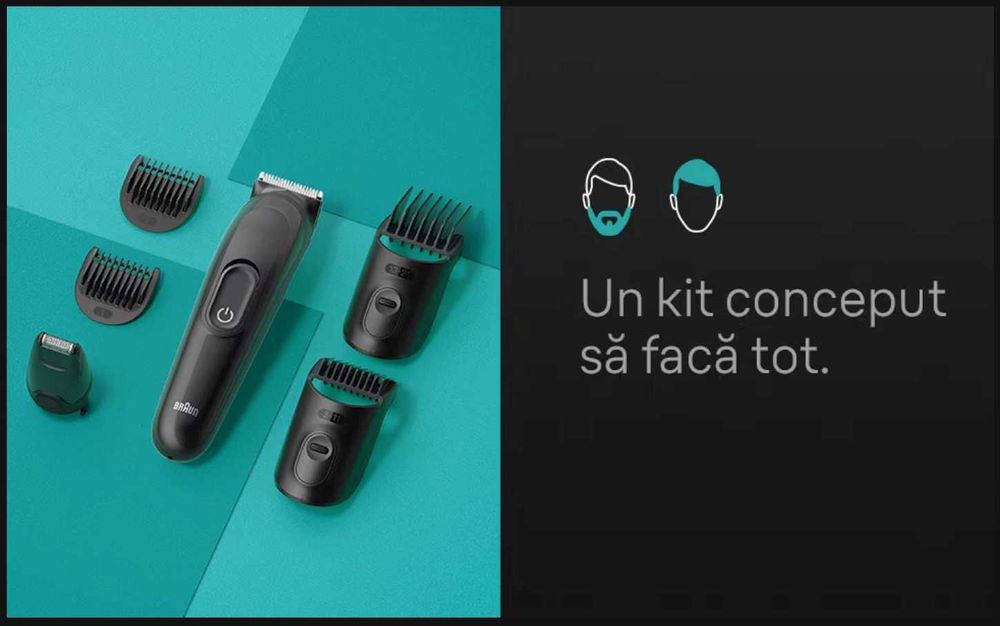 Braun MGK3410, masina, aparat de tuns si barbierit Seria 3, 6-in-1 NOU