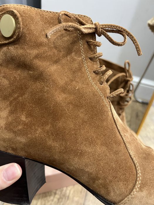 Ботильоны Nursace замшевые