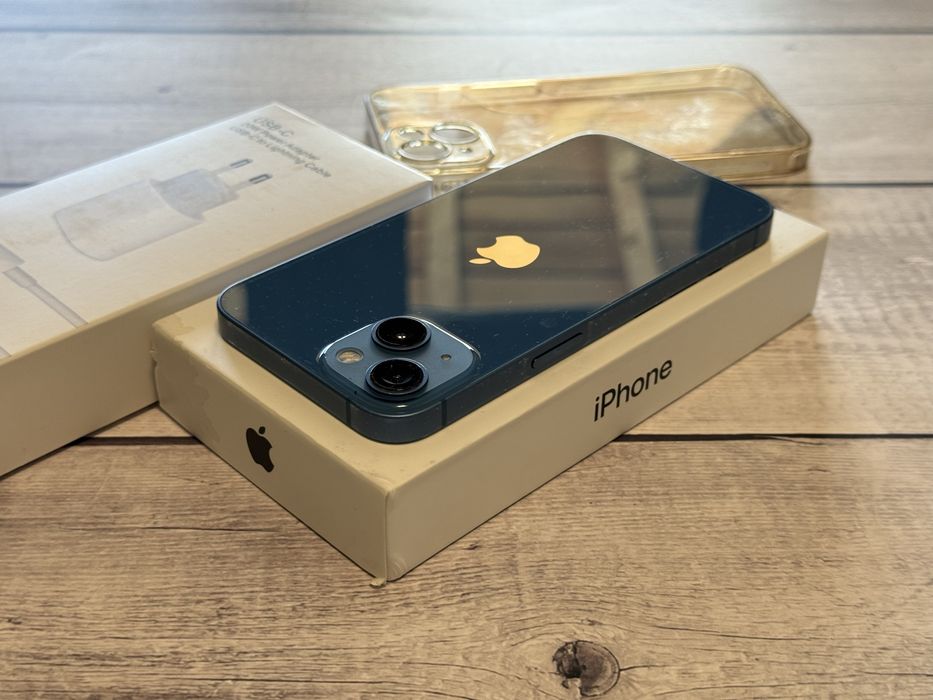 iPhone 13 - blue, 88% baterie, accesorii complete