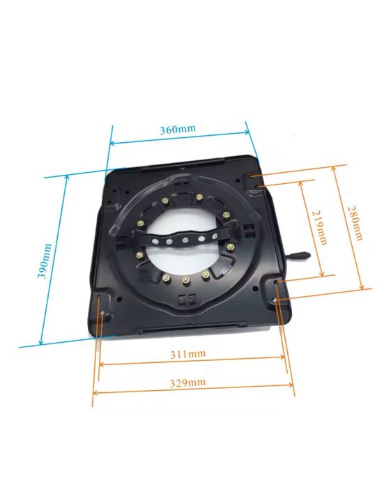 Въртяща основа за седалка на бус кемпер