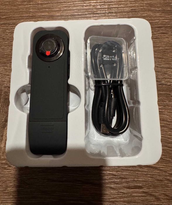 Нова мини екшън камера широк ъгъл TF карта Full HD 1080P за тяло