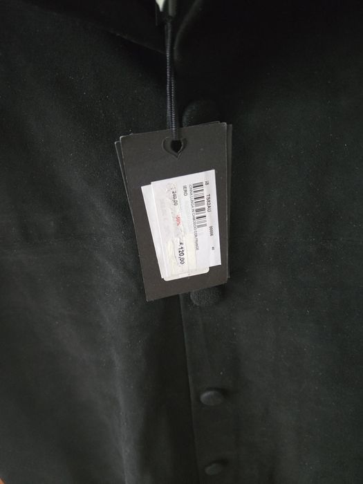 Fusta maxi din piele, cu franjuri Twinset, S