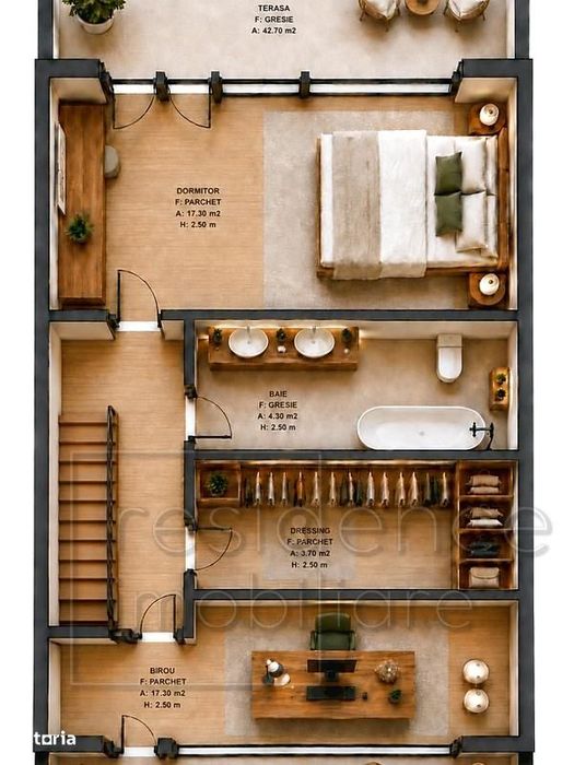 Duplex deosebit 5 camere, zona Voronet