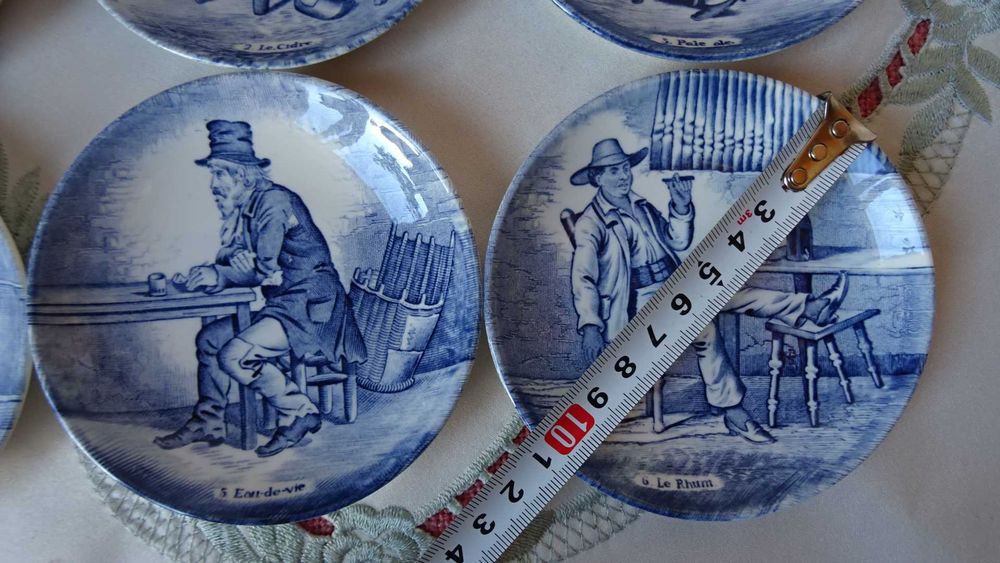 Шест мини чинийки Boch Royal Sphinx Holland Blue Delft