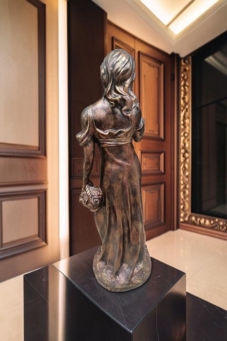 Statuie decorativă din marmură turnată cu rășină, 82 cm – Interior / Exterior
