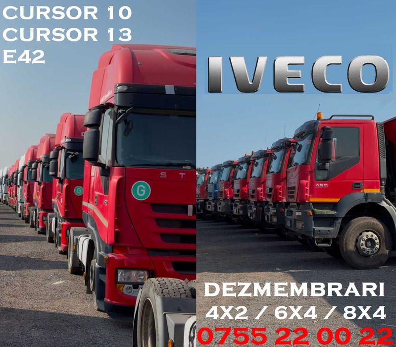 Dezmembrez *  Trakker 8x4 Camion Basculabil MAN Astra Iveco Mercedes Scania Volvo Daf AXE GRUPURI BENE CILINDRII Multiplicatori  -  DEZMEMBRARI