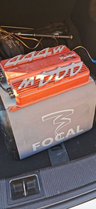 Subwoofer focal + amplificator sony xplod