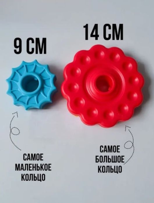 Большая пирамидка "Весёлые шестерёнки"