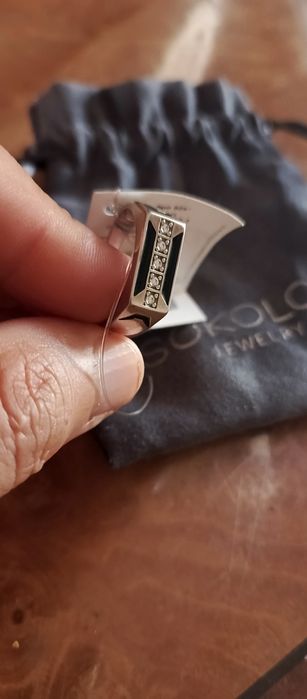 Серебро Мужское кольцо