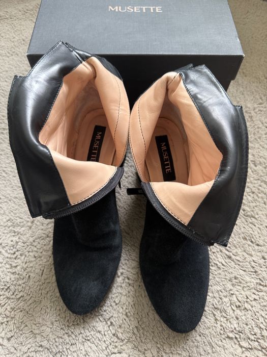 Ghete Musette piele intoarsa, marimea 38