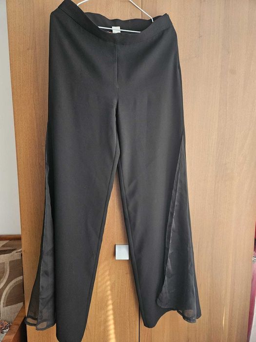 Pantaloni de ocazie largi voal