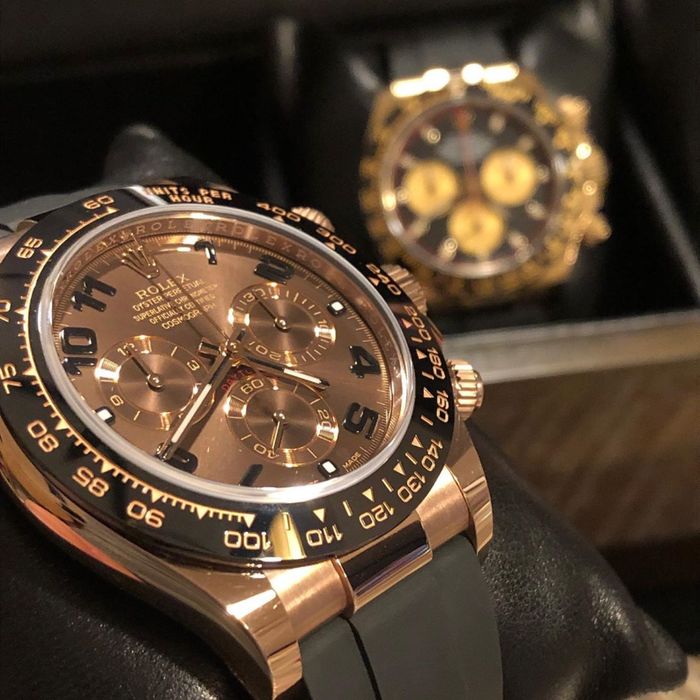 Rolex Daytona Chocolate Dial Rubber 40,mm