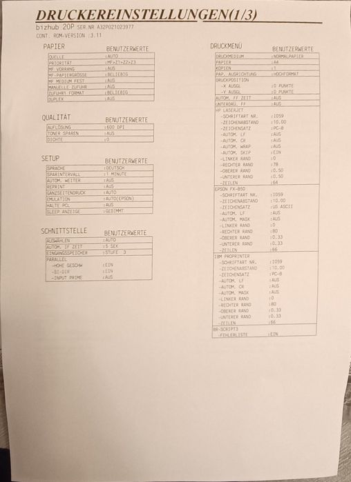 Лазерен принтер Konica Minolta Bizhub 20P. Реновиран. Гаранция.