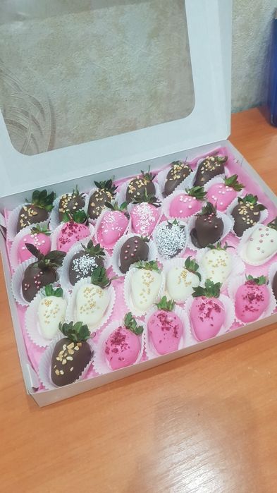 Клубника в шоколаде. Бокс 30 ягод
