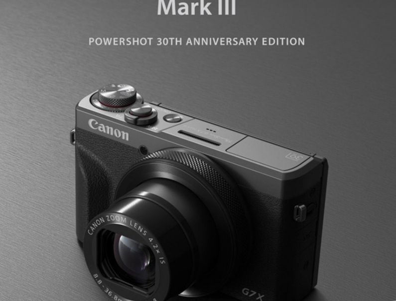 Canon PowerShot G7 X Mark III Graphite Kit — PowerShot 30th Anniversar