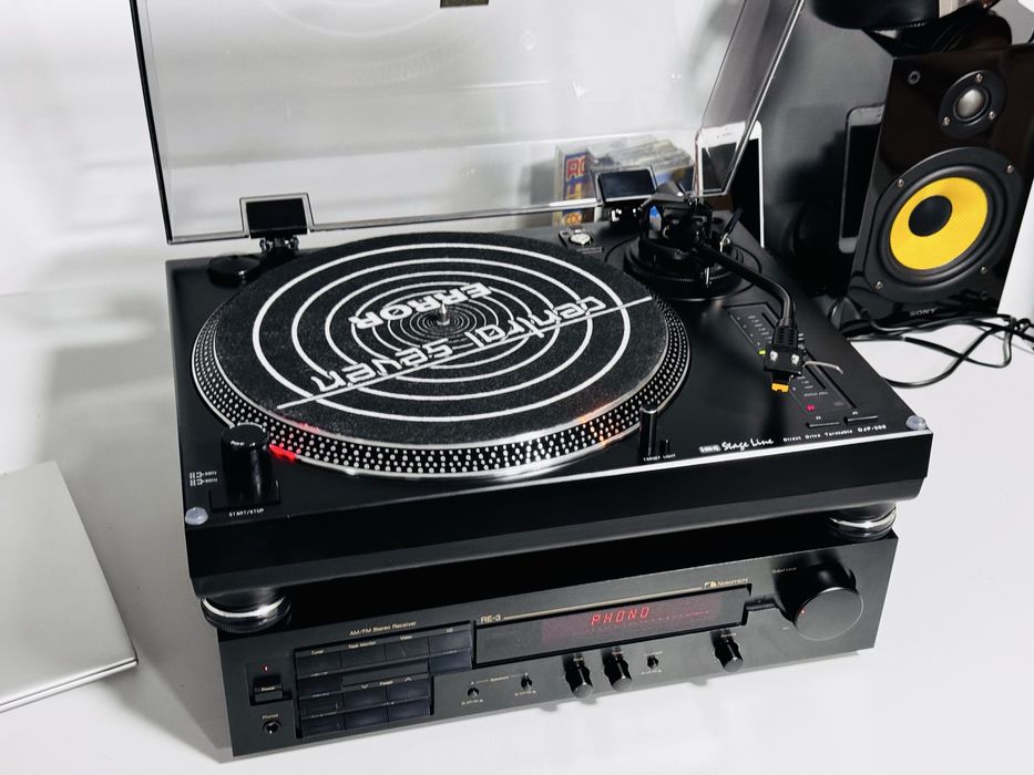 Pick-up Img StageLine DJP-200,direct drive,pitch adj,lamp dc12V