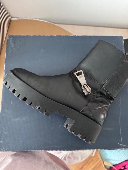 Кожаные ботинки Armani Jeans (оригинал)