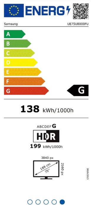 75" Crystal UHD U8000F 4K Smart TV (2025)