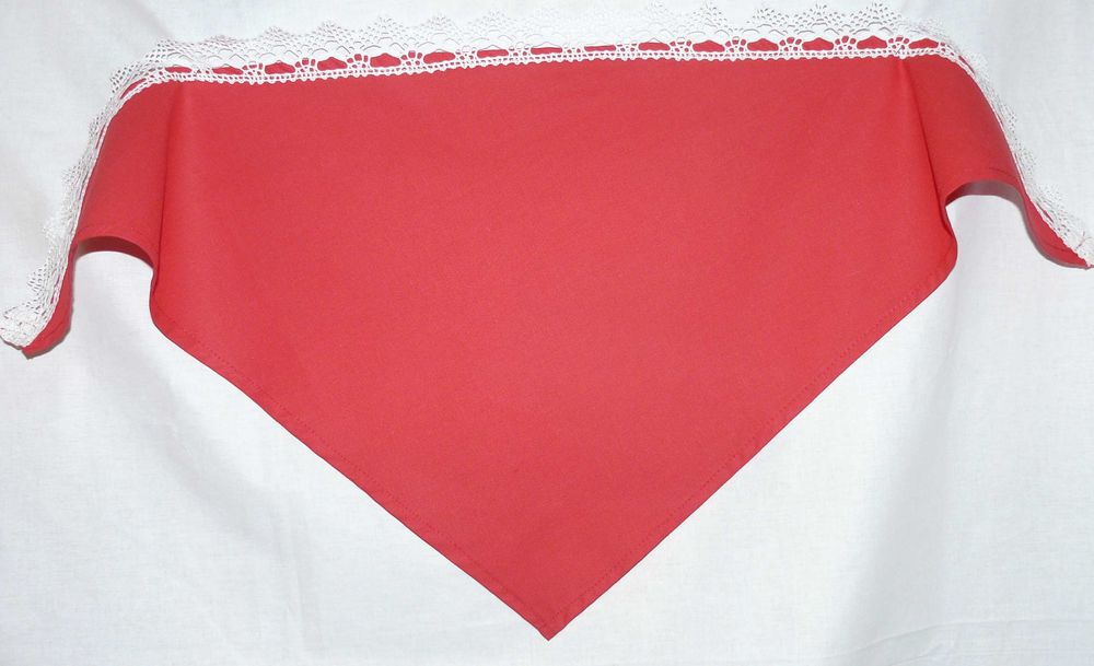 Кърпи за глава от ранфорс-бели и червени, различни модели и размери