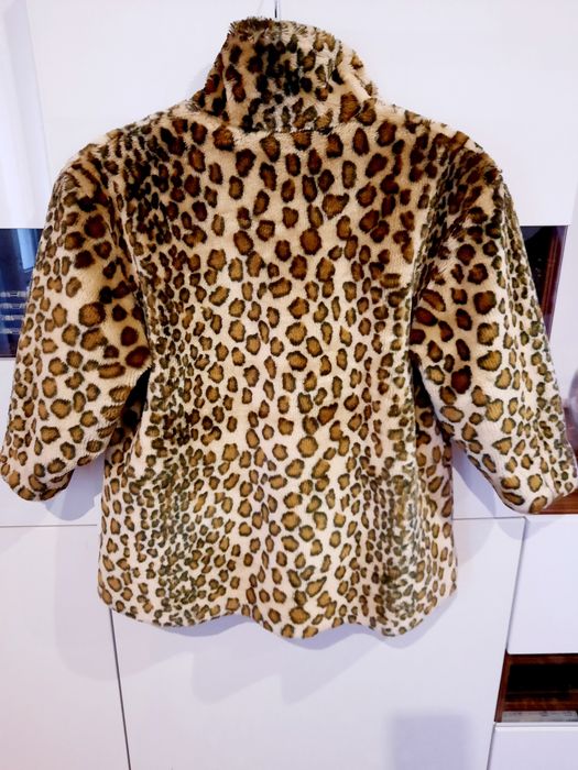 Haina, geaca blana artificiala fetite