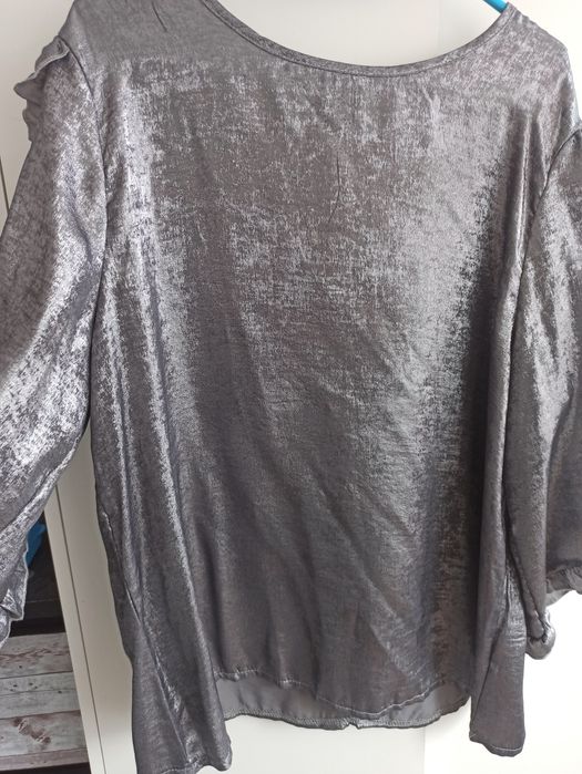 Bluza eleganta argintie măsura 46