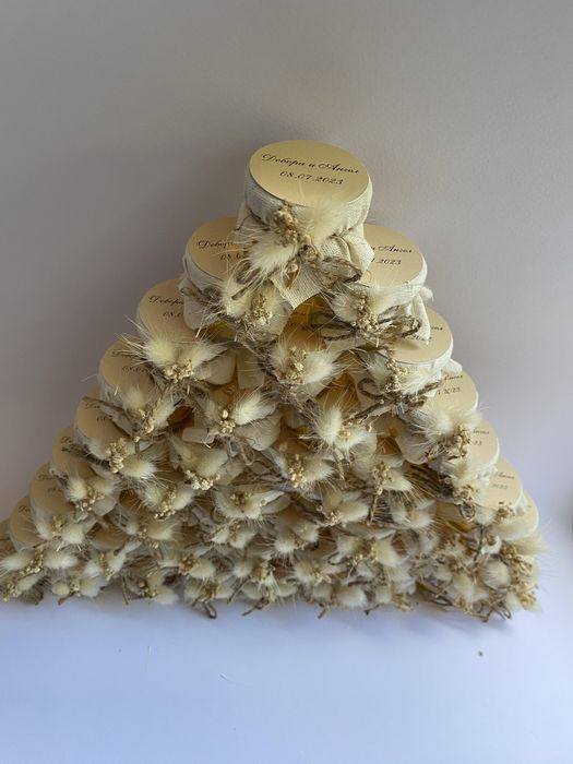 Бурканчета с мед за сватба /кръщене/погача