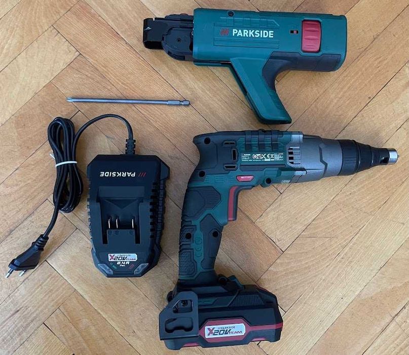Нов акумулаторен винтоверт за гипс картон Parside
