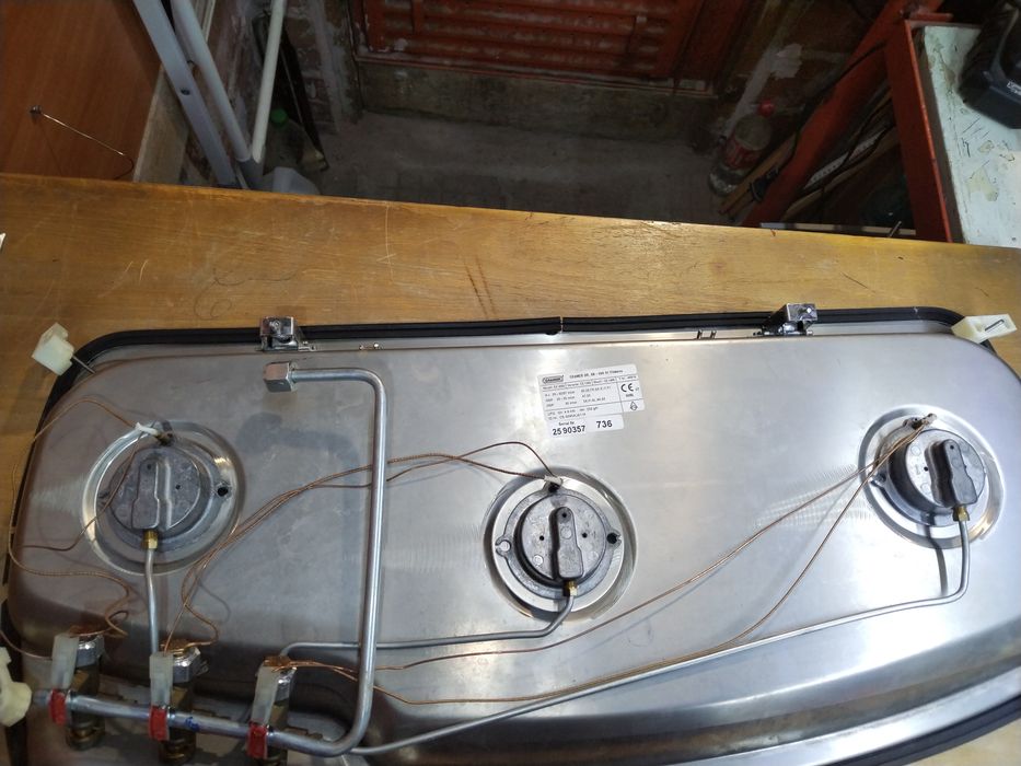 Газов котлон за вграждане за каравана