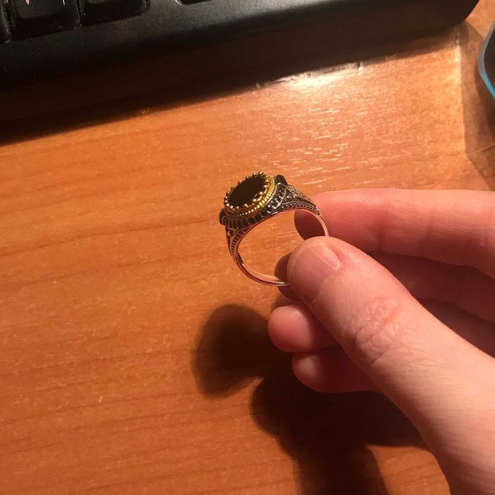 Мужское кольцо 20 размера