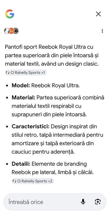 Adidasi bărbați Reebok 43