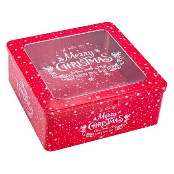 Коледна кутия Mercado Trade, За сладки, Метал, Различни модела