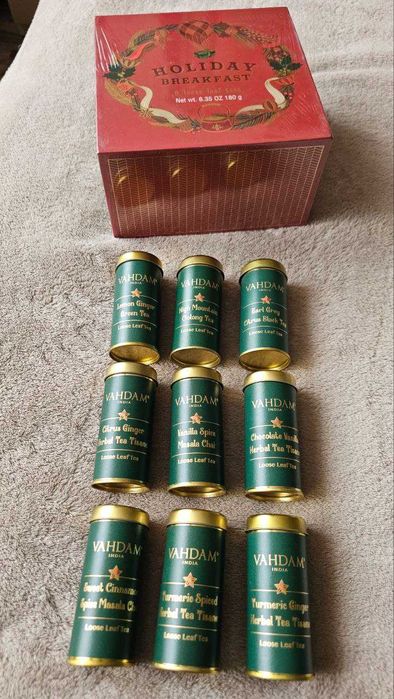 Set de ceai Vahdam India Holiday Breakfast