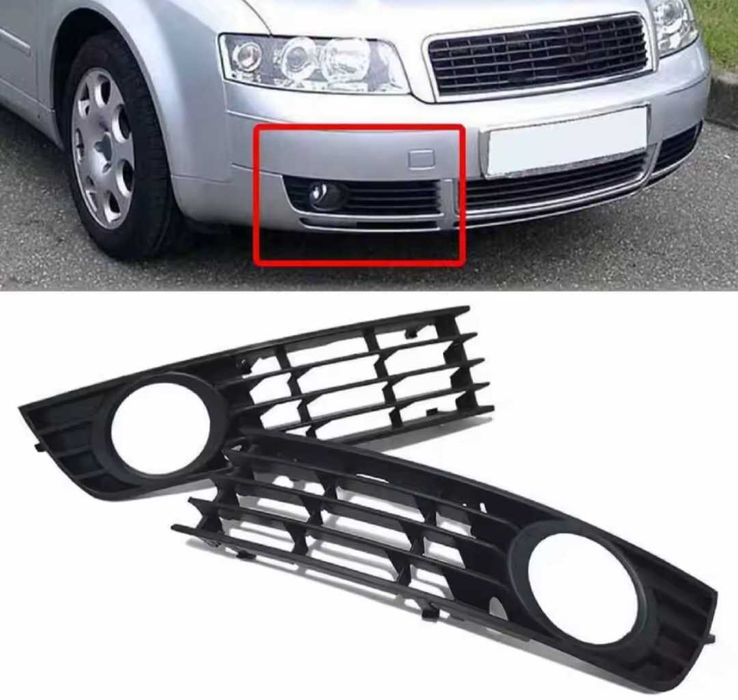 Решетки за халогените в предната броня за Ауди А4 Audi A4 B6