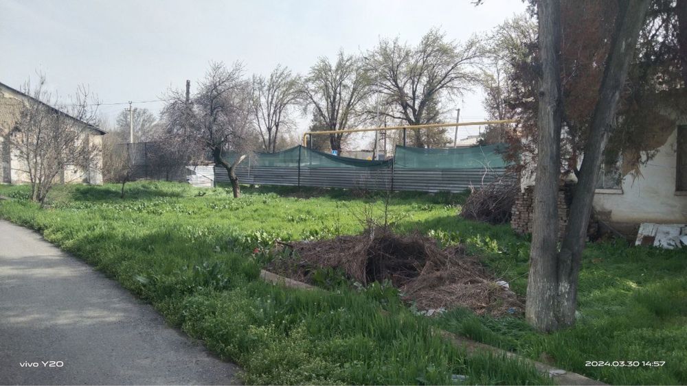 Продается 1-Линия Земля 10-соток Янги Узбекистан