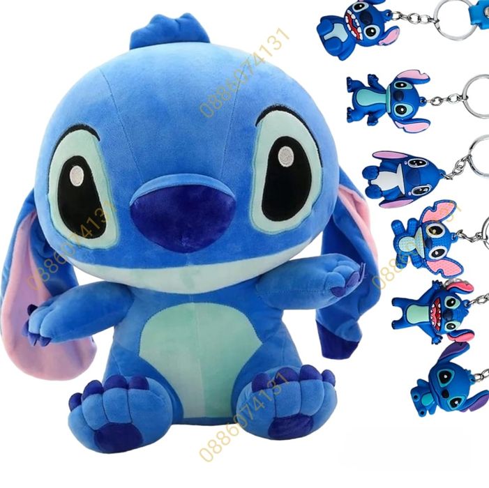 Stitch Плюшена играчка Стич 60см 80 100см + Подарък