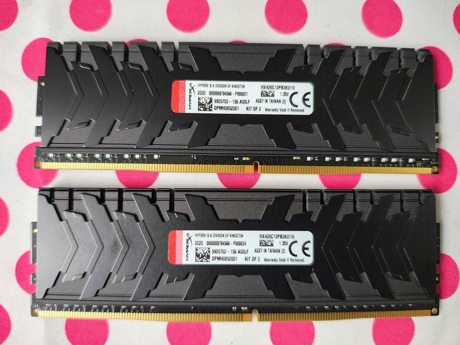 Memorie Ram HyperX Predator Black 16GB (2x8) DDR4 2666MHz CL13.