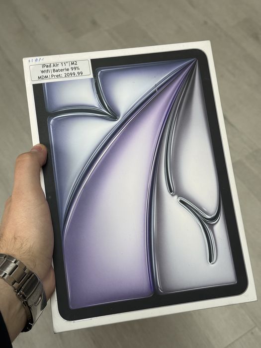 iPad Air 11” / M2 / Baterie 99% / WIFI / Ca noua / Perfect functionala