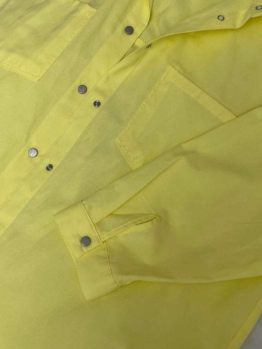 Рубашка новая с биркой лимонного цвета