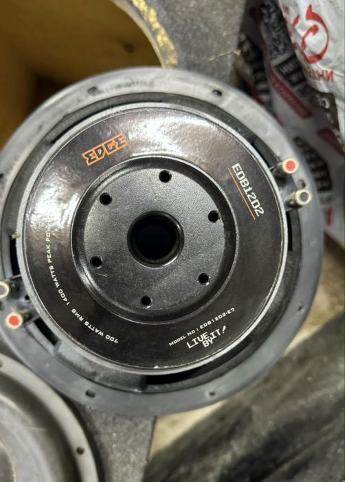 Сабвуфер EDGE 2×12 + ARIA AP-D2000…2000W + короб.